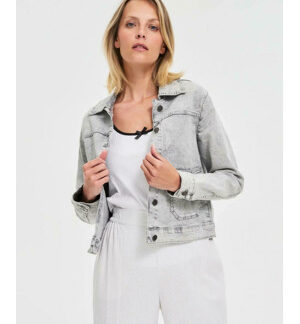Moodo Podzimní Bunda dámská jeans SEDO