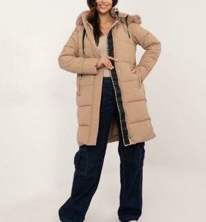 RUE Podzimní Bunda dámská dlouhá BEZOPAT